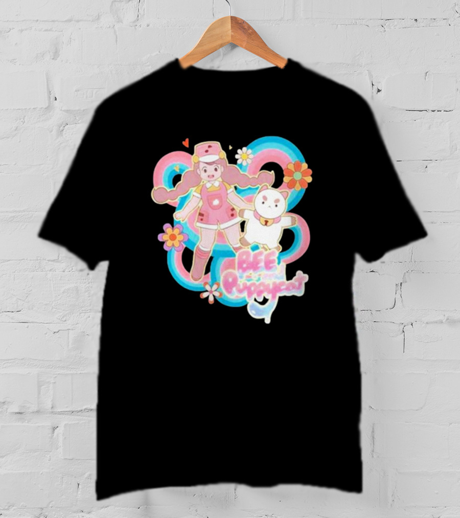 Bee And Puppycat Sunkissed Space Floral Friendship Adventure T-Shirt