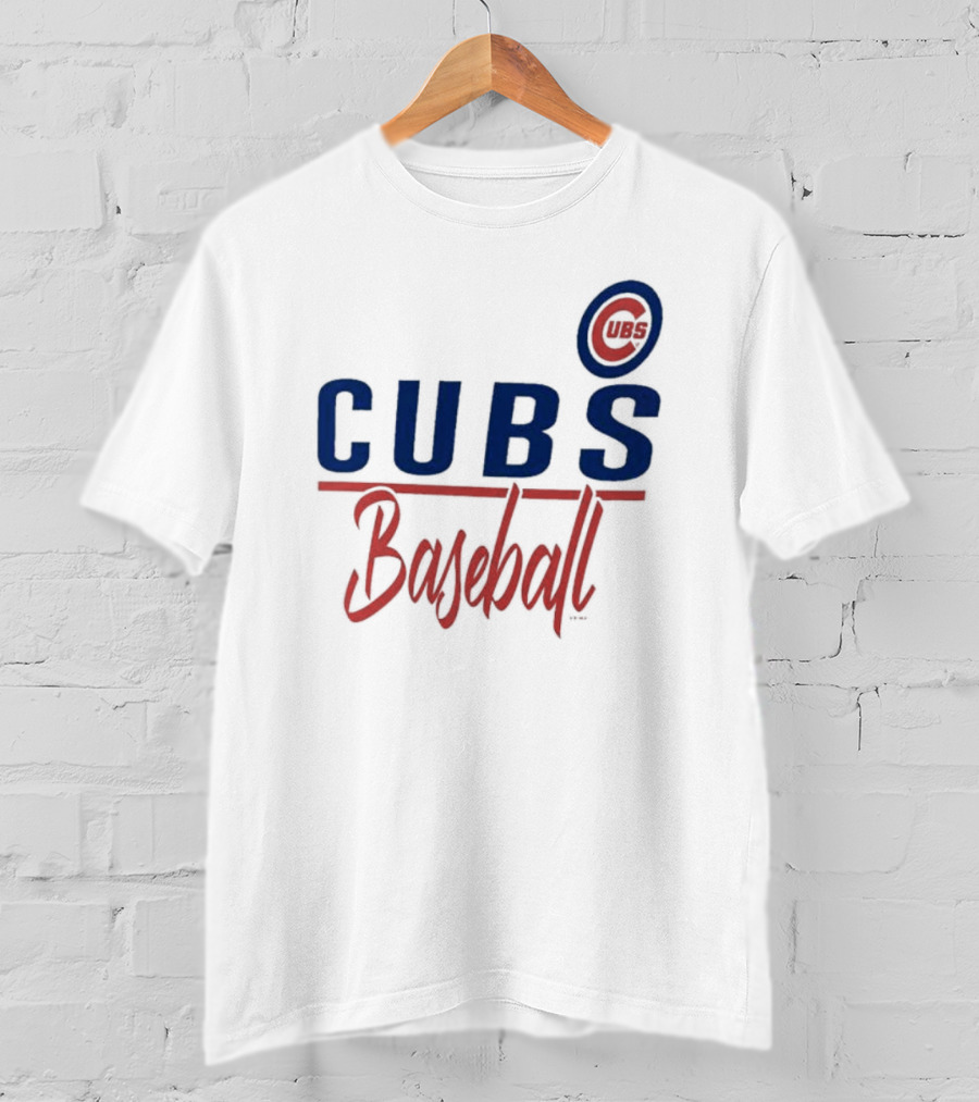 Chicago Cubs Baseball CUBS Logo G-III 4Her By Carl Banks Team T-Shirt