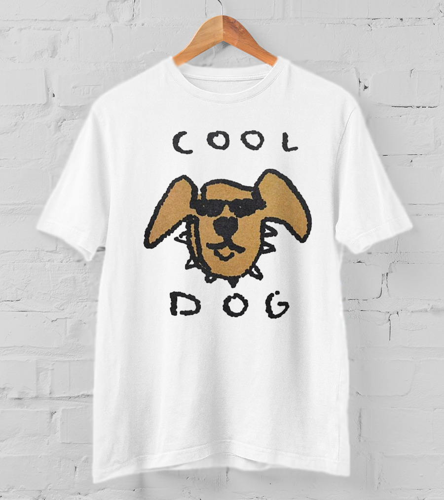 COOL DOG Sunglasses Head T-Shirt