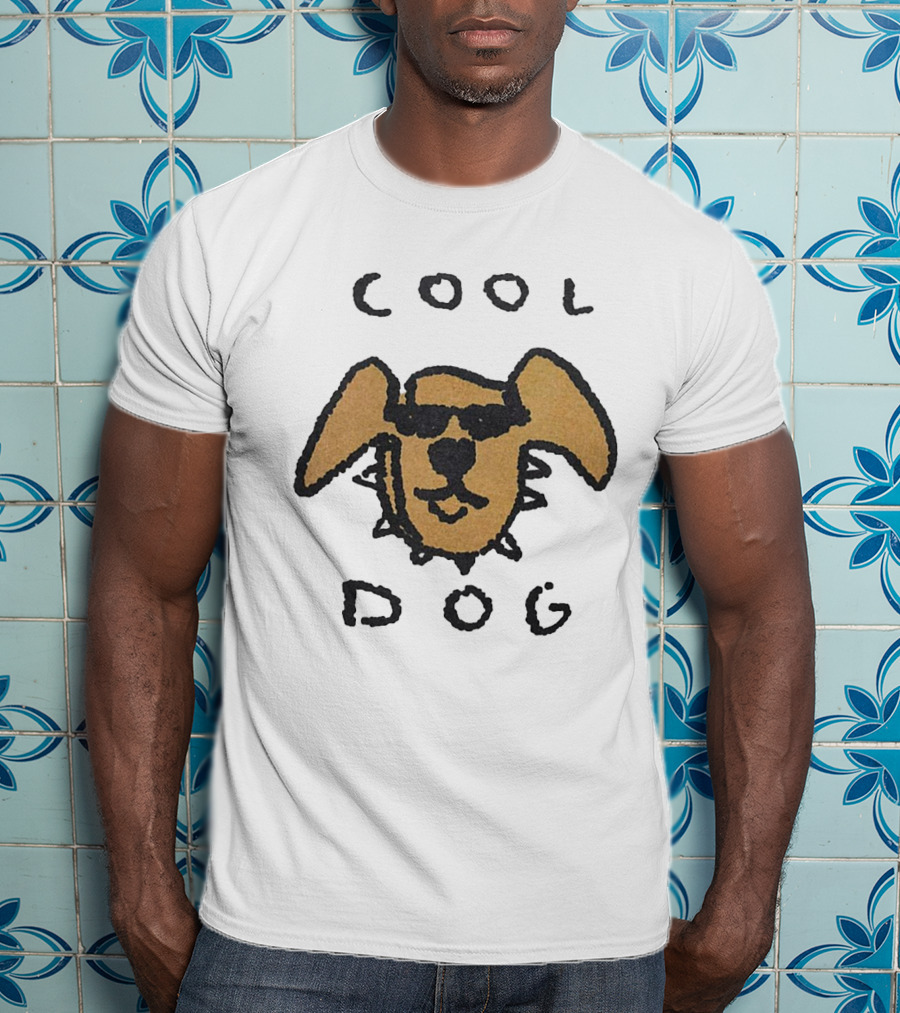 COOL DOG Sunglasses Head T-Shirt