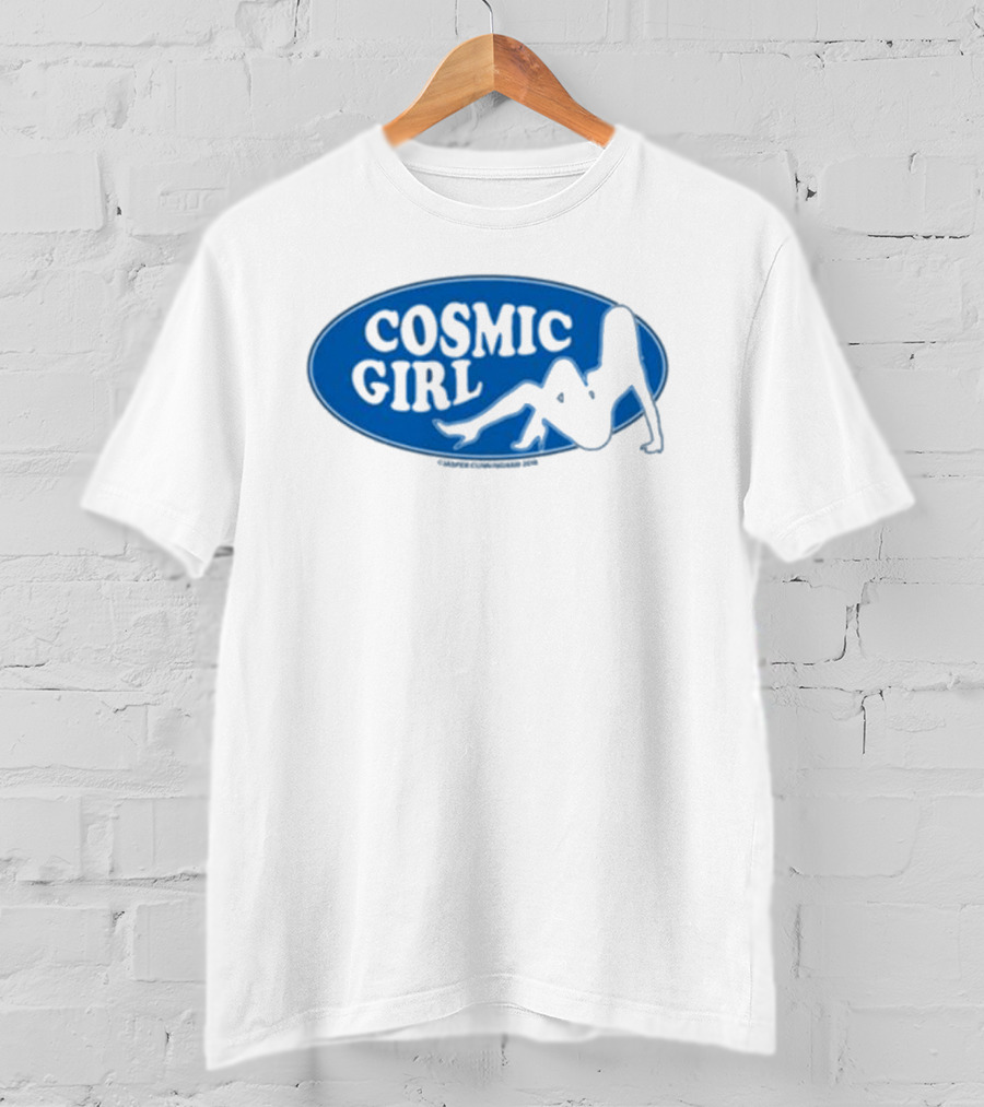 Danahleya Wearing Jasper Cunningham Cosmic Girl T-Shirt