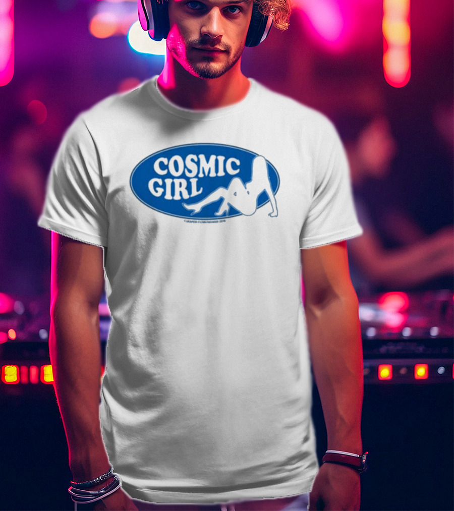 Danahleya Wearing Jasper Cunningham Cosmic Girl T-Shirt