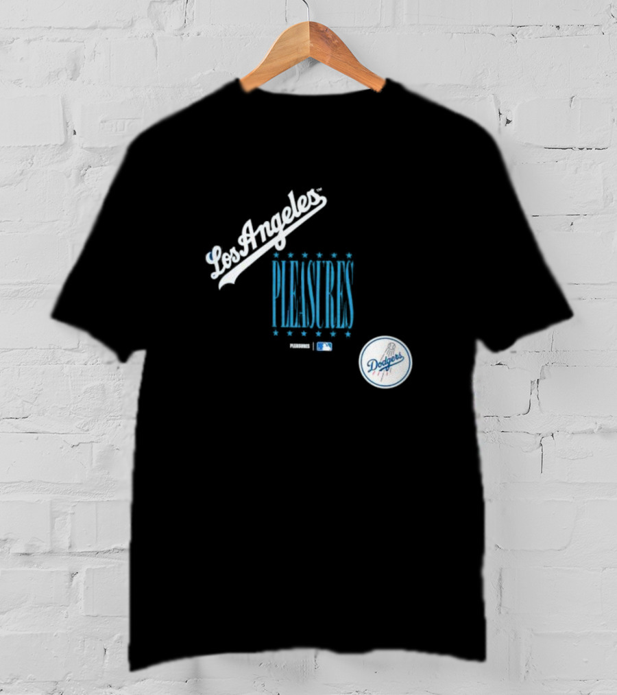 Los Angeles Dodgers PLEASURES MLB Collaboration T-Shirt