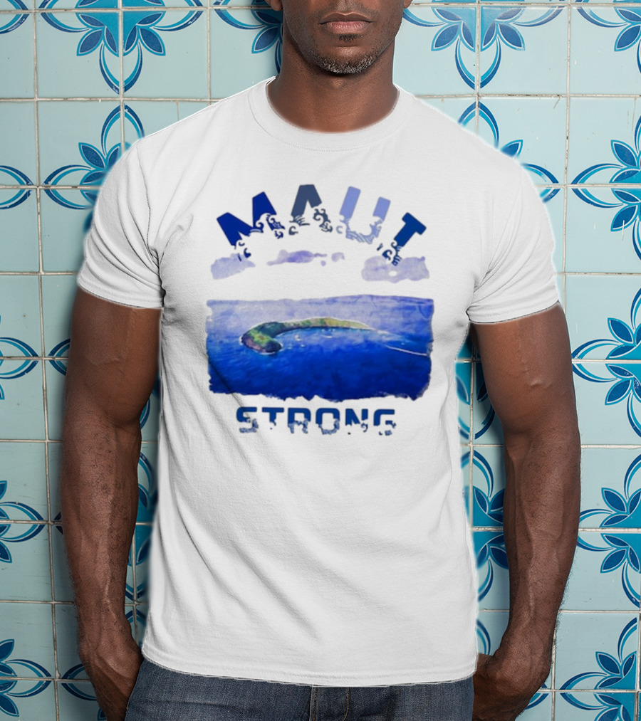 Maui Strong Lahaina Vintage Coastal Landscape T-Shirt