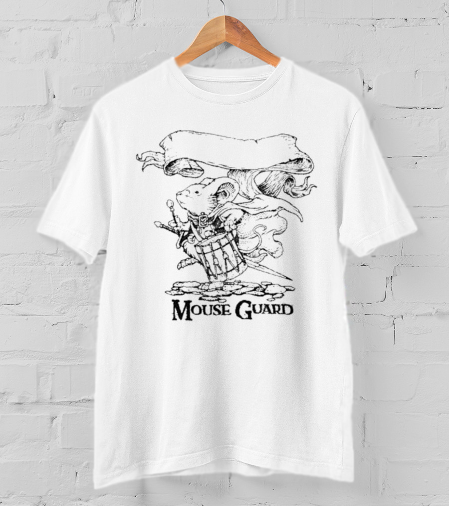 Mouse Guard Prevail Banner Shield T-Shirt