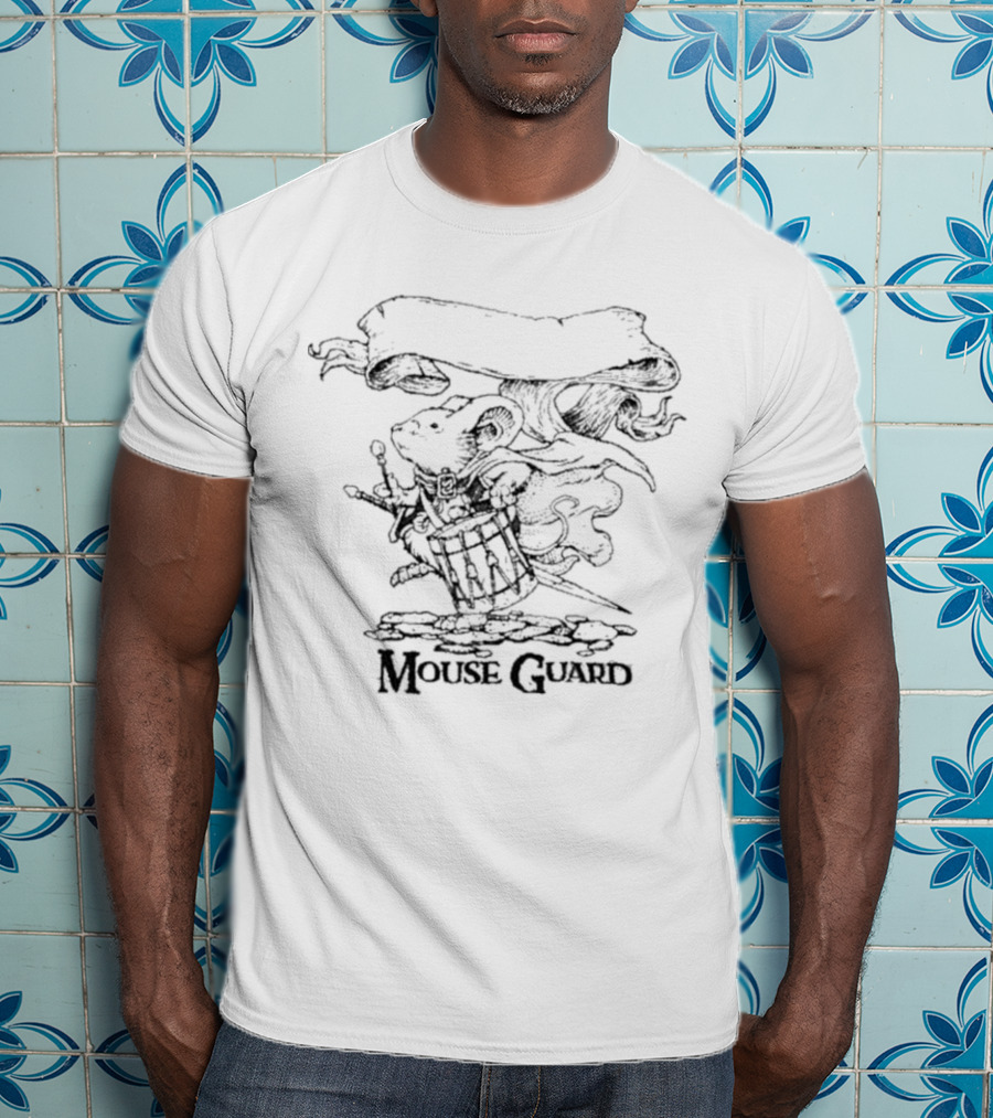 Mouse Guard Prevail Banner Shield T-Shirt