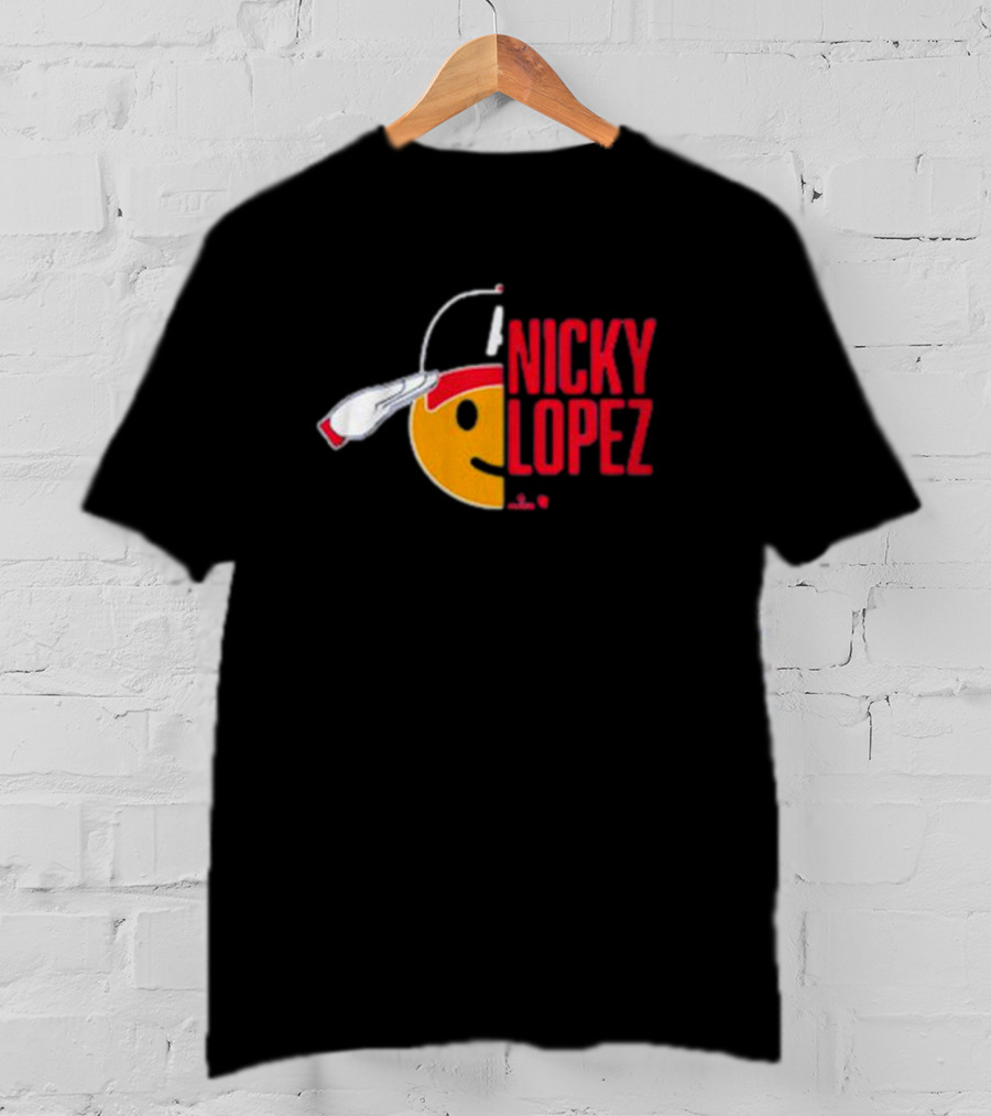 Nicky Lopez Salute Icon Atlanta Braves T-Shirt
