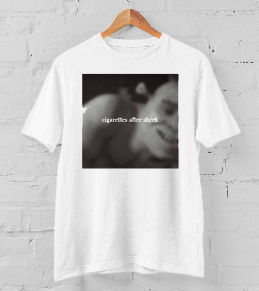 Requin Fils De Chien Cigarettes After Shrek Retro Film Aesthetic T-Shirt