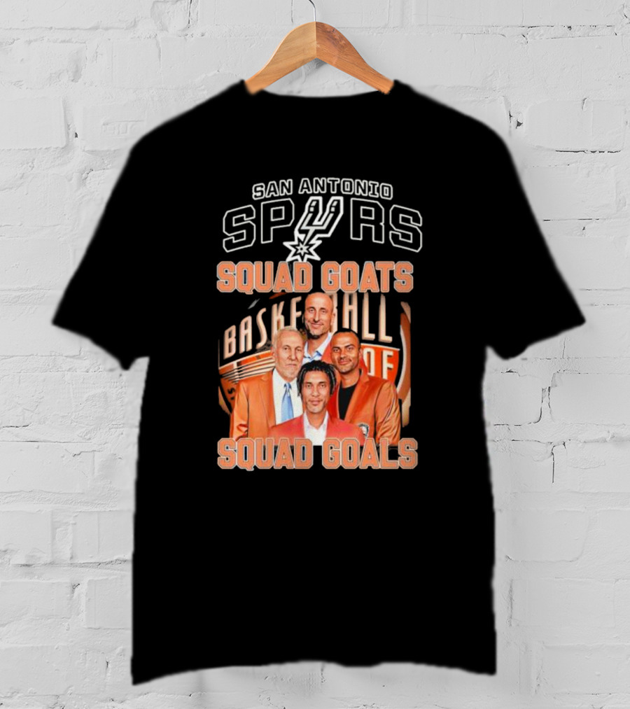 San Antonio Spurs Basketball Squad Goats Squad Goals T-Shirt