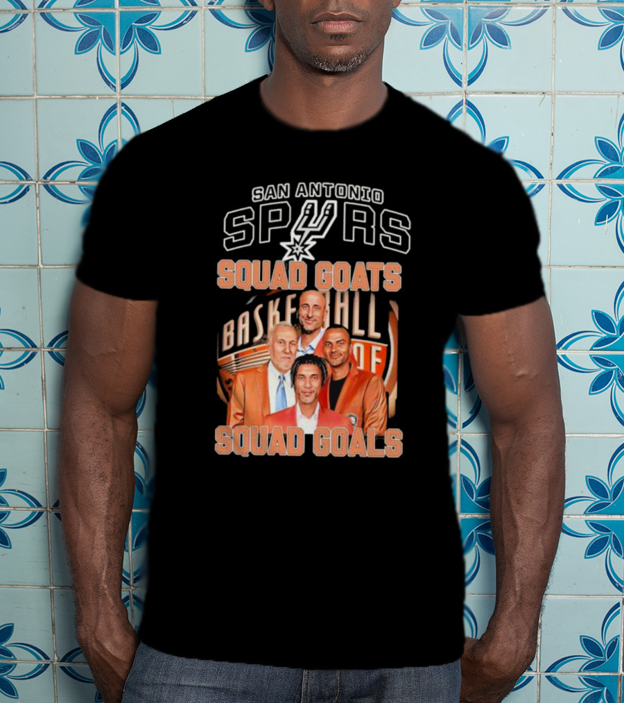San Antonio Spurs Basketball Squad Goats Squad Goals T-Shirt