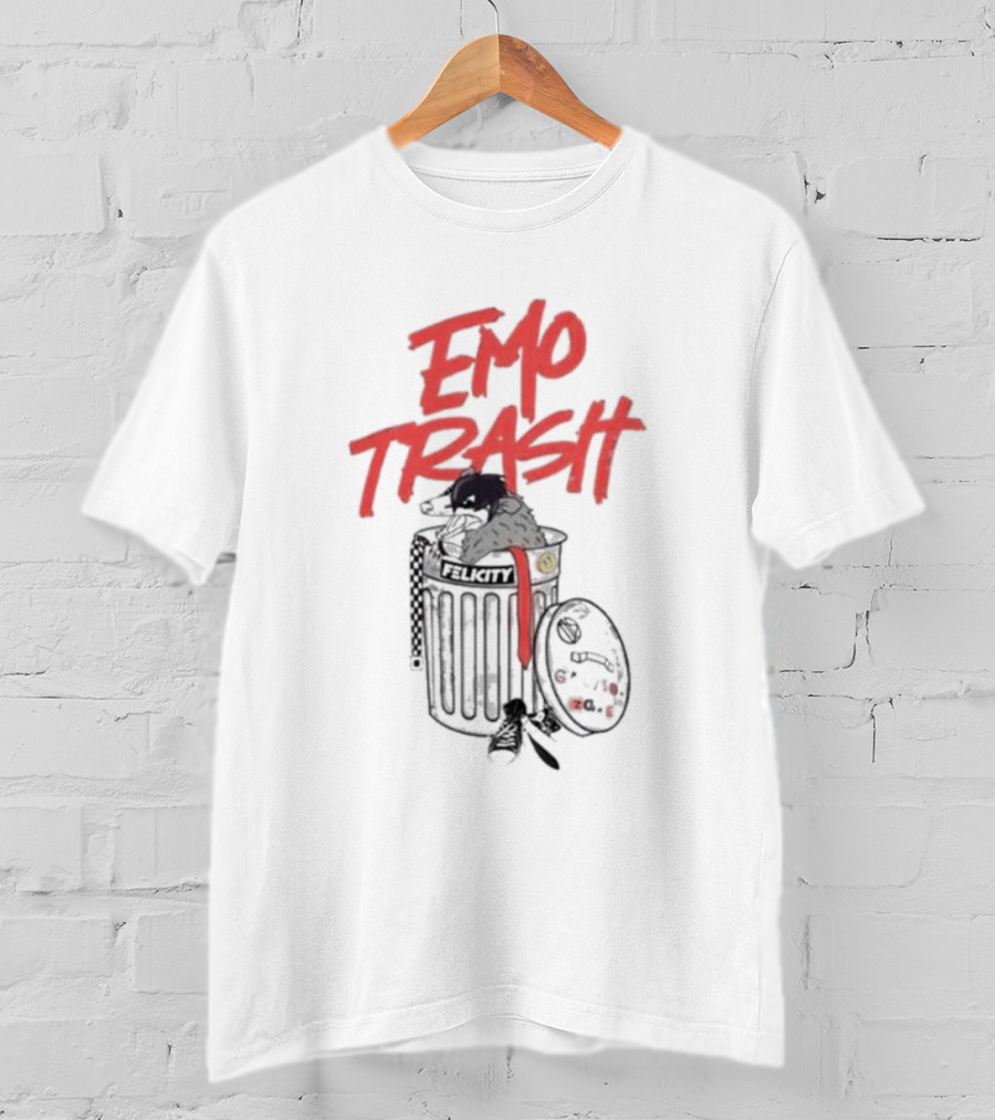 Emo Trash Racoon Felicity T-Shirt