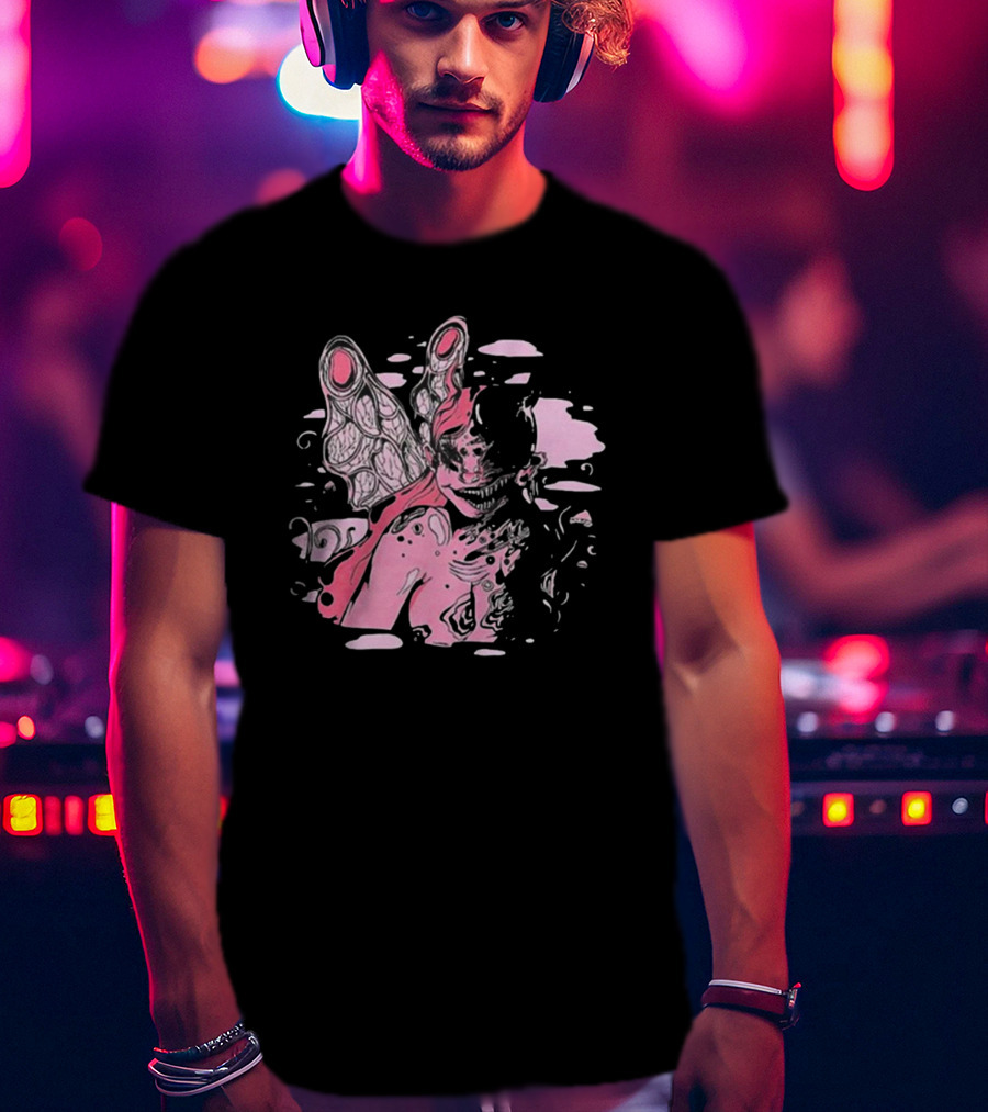 Spencers Melanie Martinez Portals Pink Fantasy Creature Concept T-Shirt