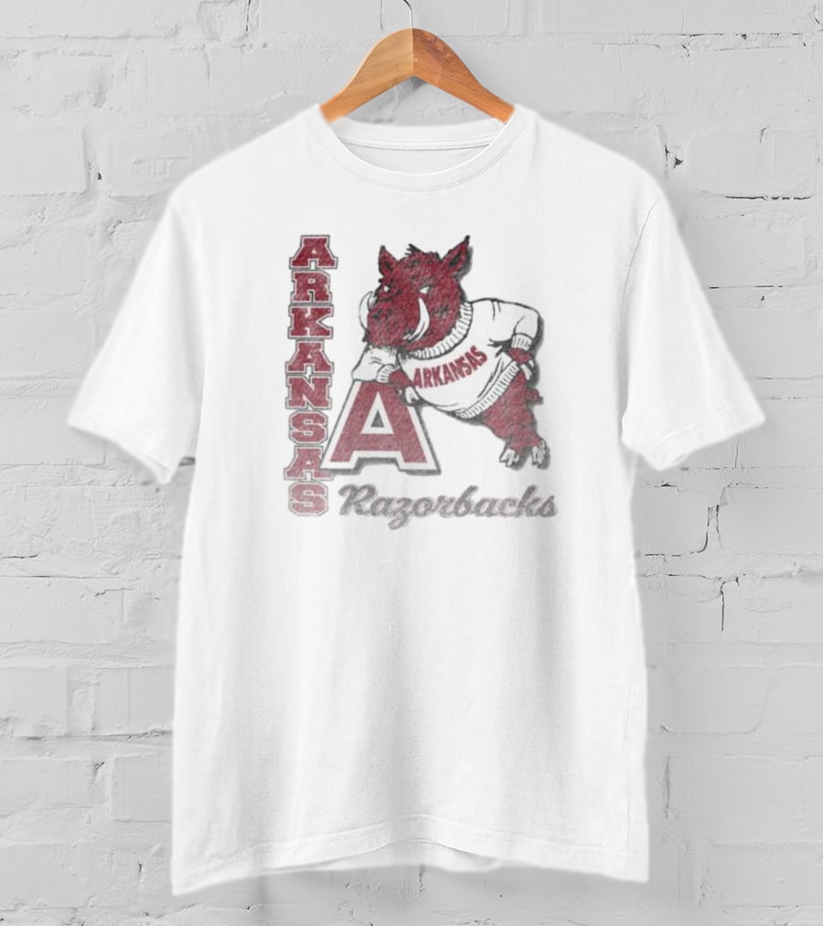 Arkansas Razorbacks Vintage Phase Out Franklin T-Shirt