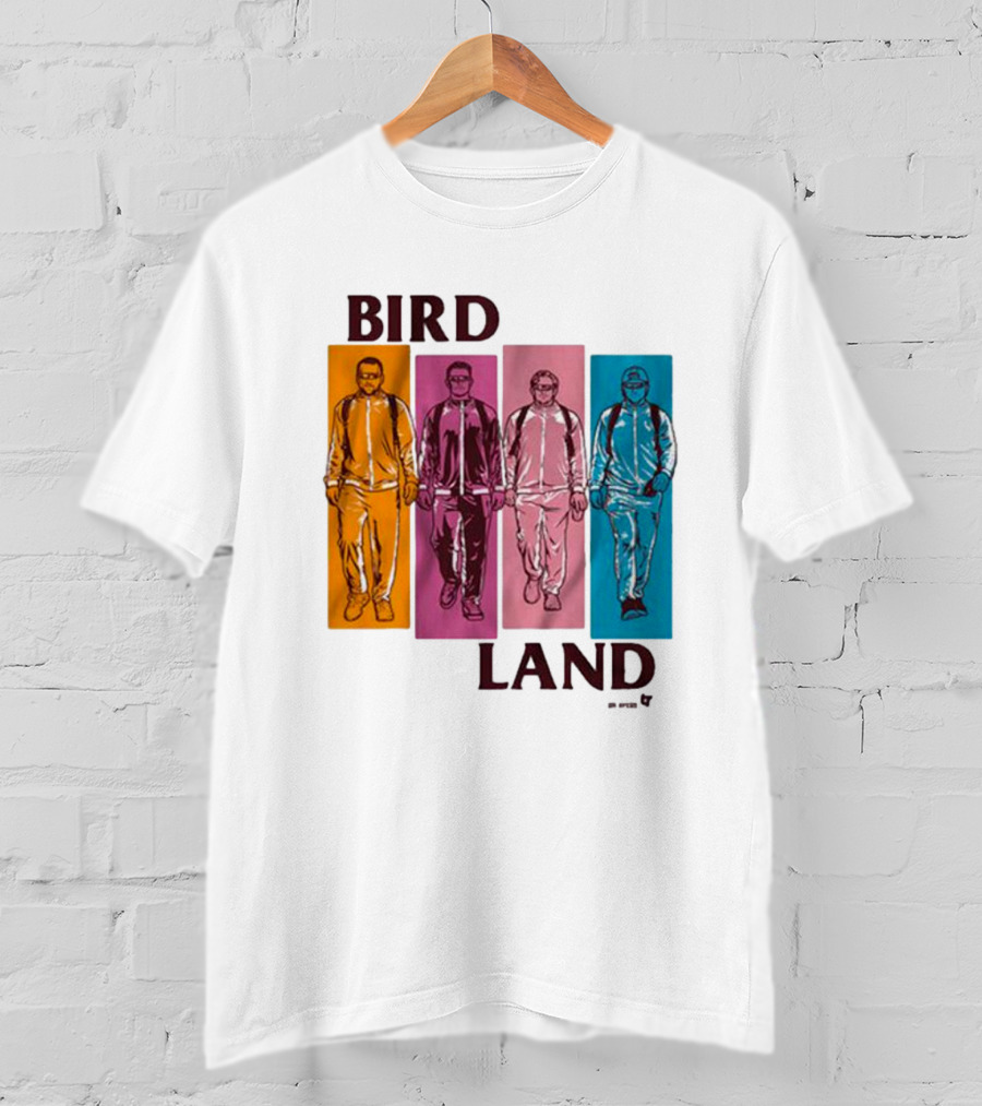 Birdland Bros Walking Color Panels T-Shirt