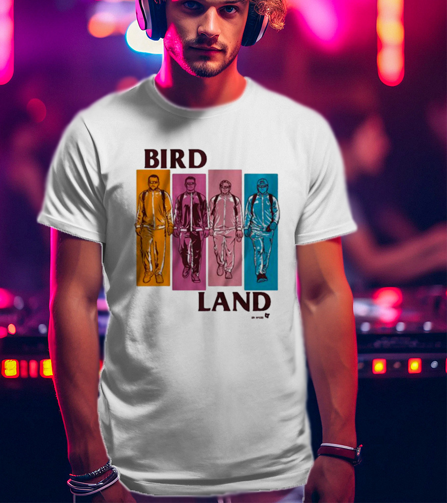 Birdland Bros Walking Color Panels T-Shirt