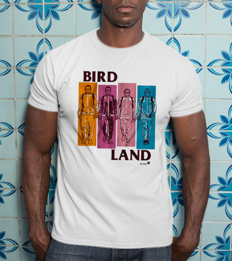 Birdland Bros Walking Color Panels T-Shirt