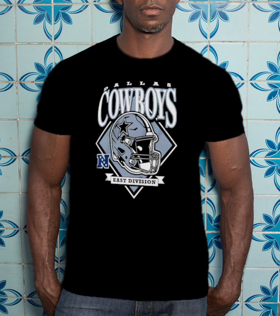 Dallas Cowboys East Division Helmet Graphic NFL T-Shirt