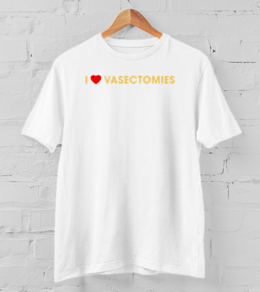 I Heart Vasectomies Ejaculateresponsibly Merch Gabrielle Blair T-Shirt