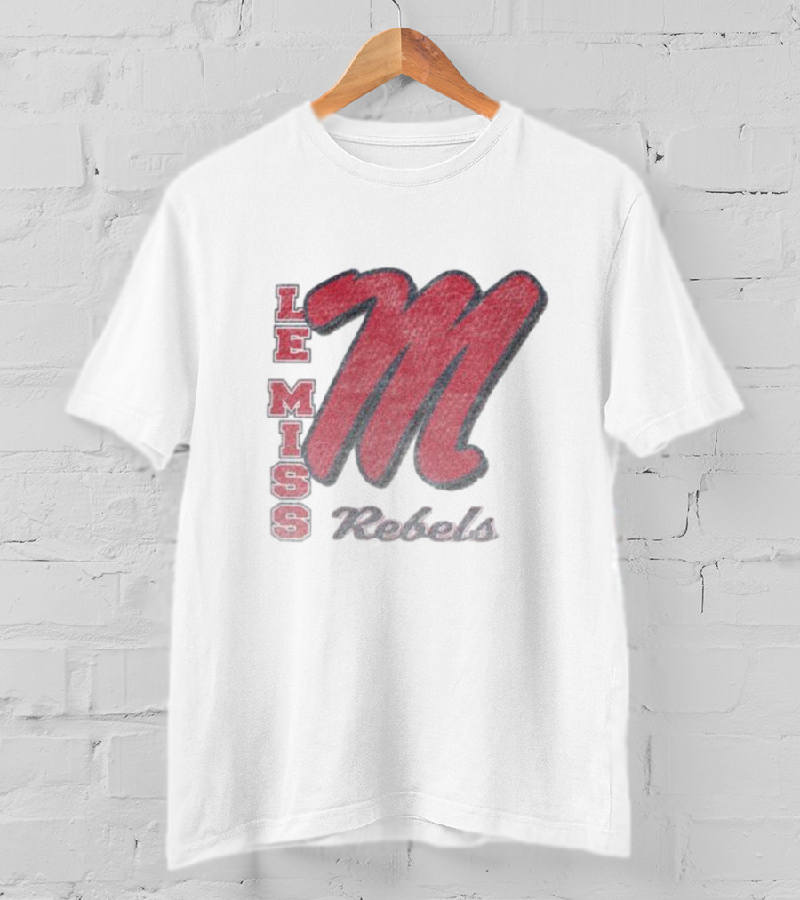 Ole Miss Rebels Vintage M Logo Phase Out ’47 Franklin T-Shirt