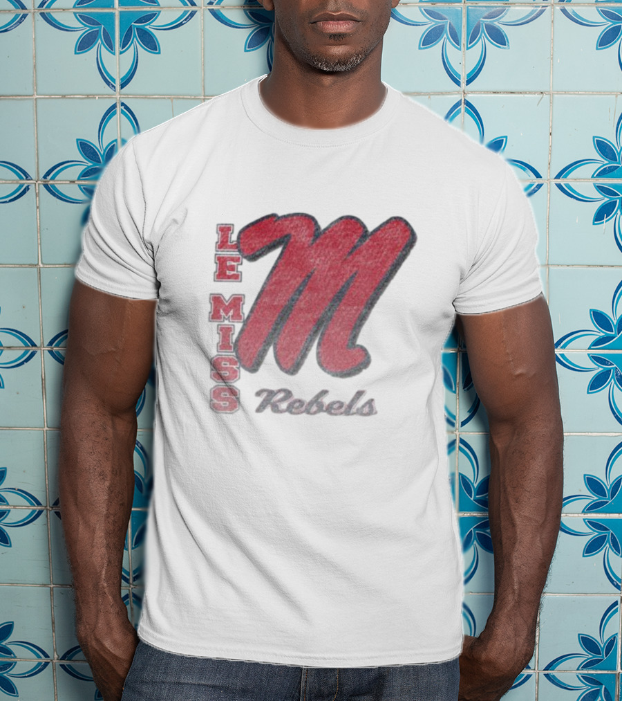 Ole Miss Rebels Vintage M Logo Phase Out ’47 Franklin T-Shirt