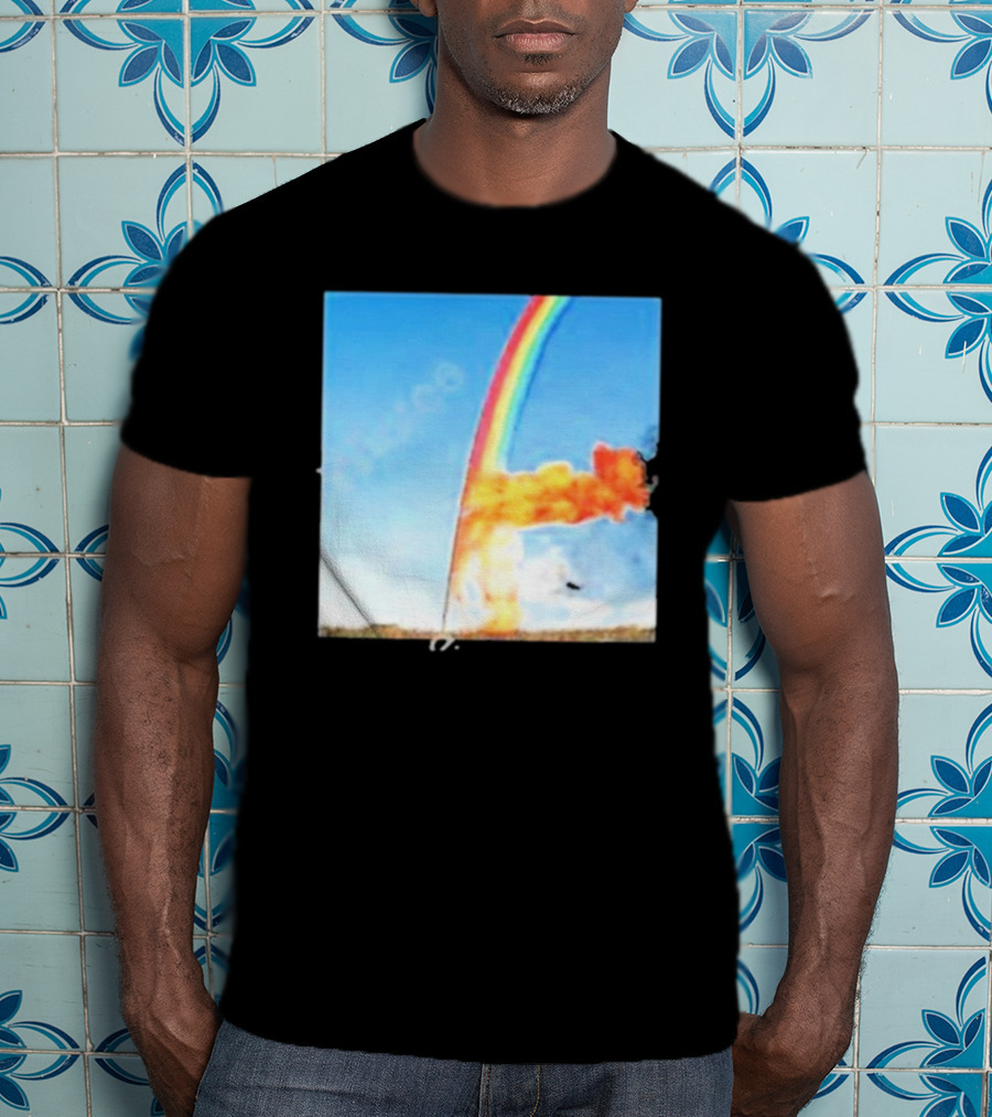 Sigur Rós Merch Átta Rainbow And Explosion T-Shirt