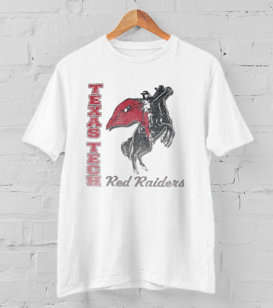Texas Tech Red Raiders Vintage Phase Out Riding Mascot 47 Franklin T-Shirt