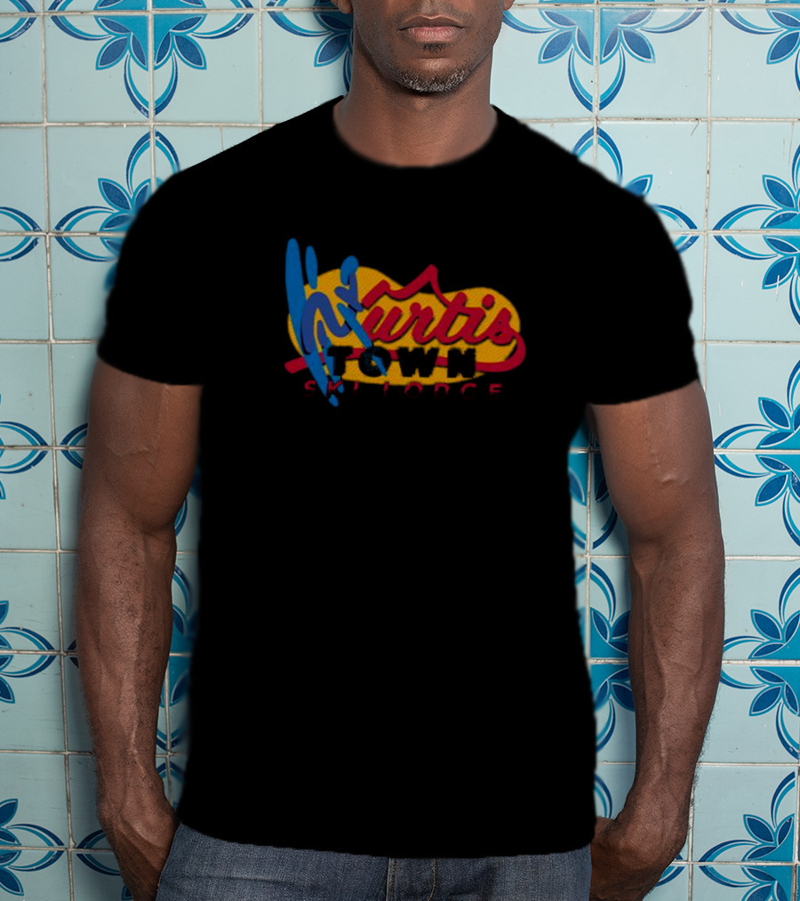Kurtis Town Ski Lodge Est. 1994 T-Shirt