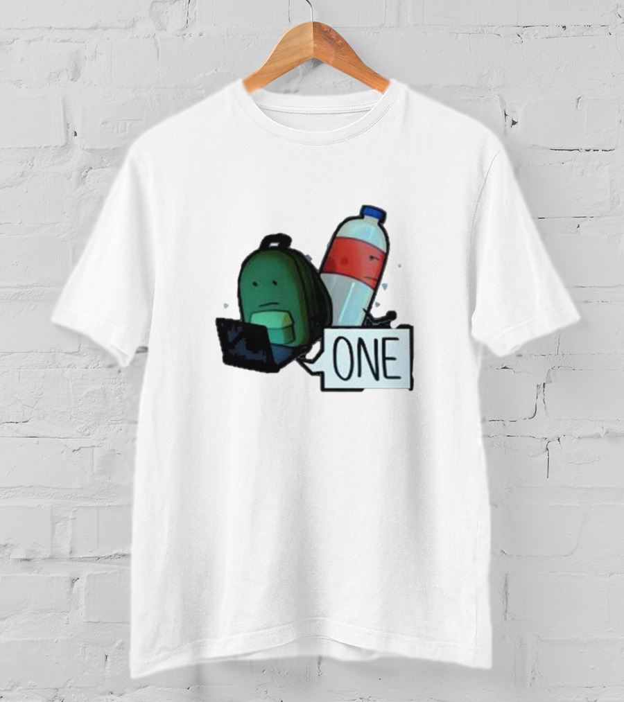 ONE Mystery Solvers Backpack And Bottle T-Shirt