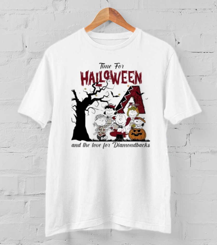 Time For Halloween And The Love For Diamondbacks T-Shirt