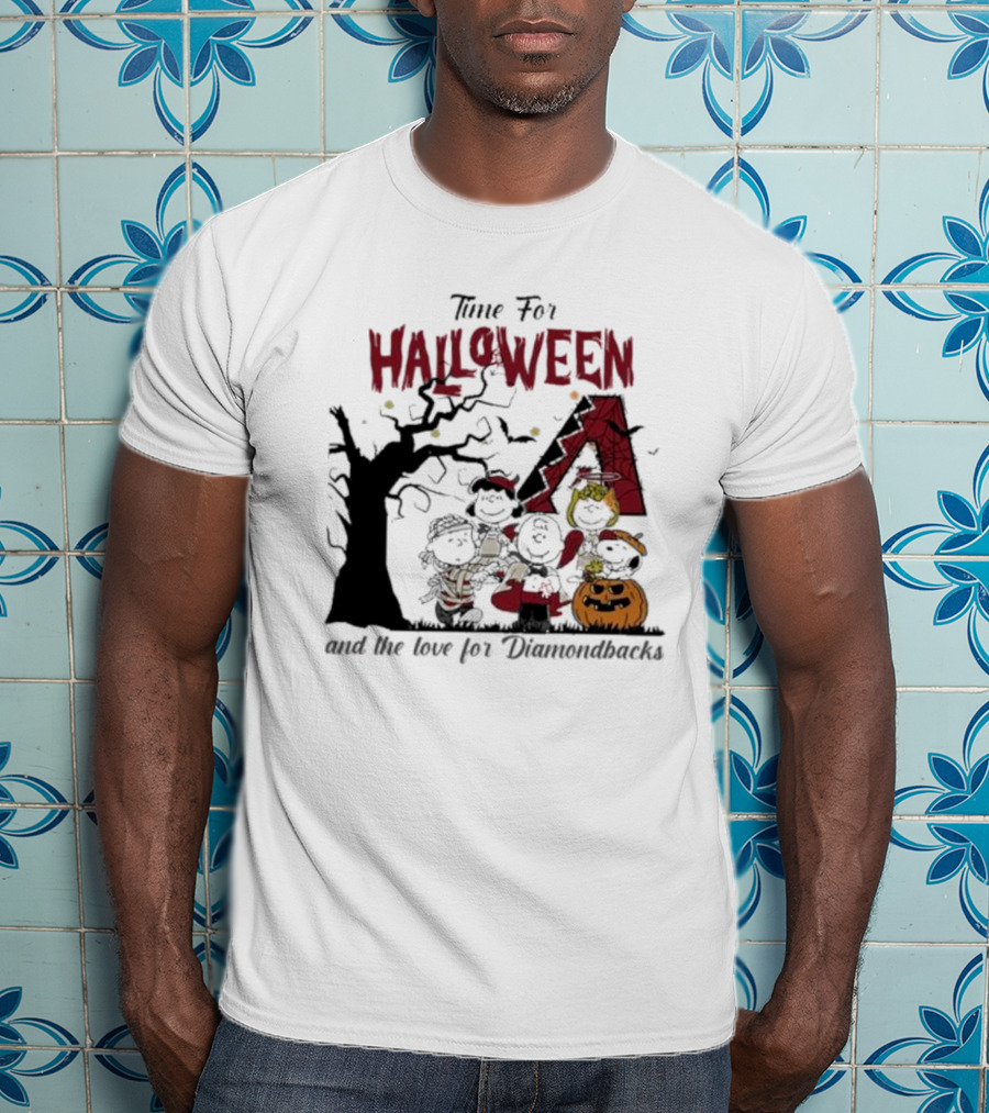 Time For Halloween And The Love For Diamondbacks T-Shirt