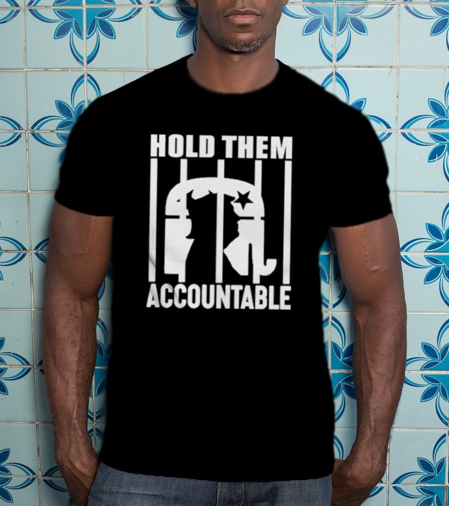 Hold Them Accountable Republican Elephant Jail Bars T-Shirt