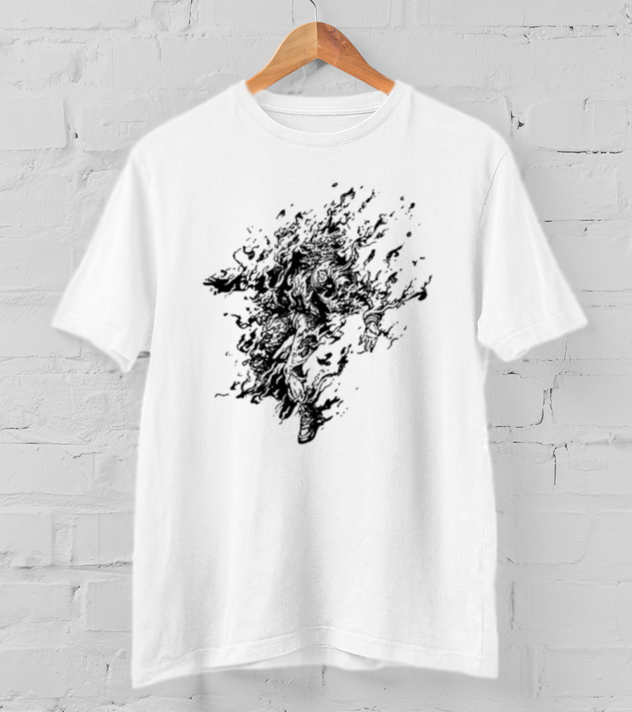 Exploding Fiery Abstract Jacket T-Shirt