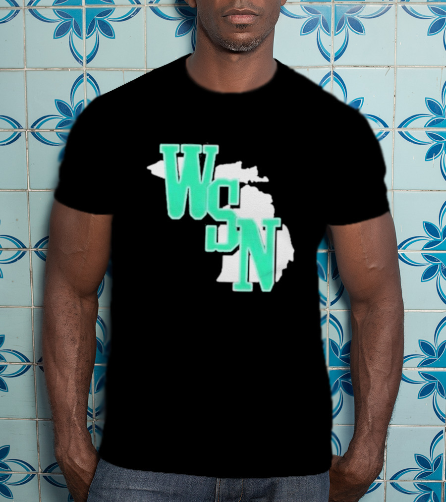 WSN Woodward Sports Michigan Text T-Shirt