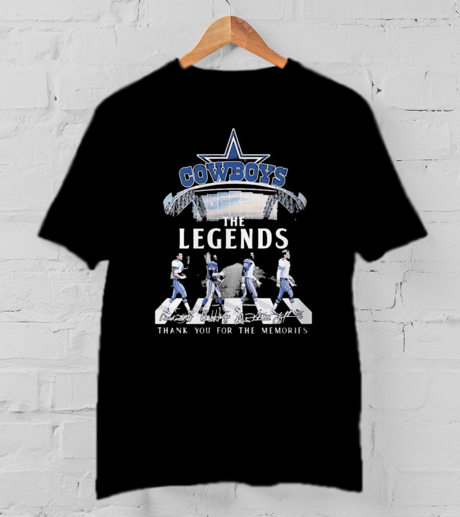 Cowboys The Legends Thank You For The Memories Dallas Stadium Players T-Shirt