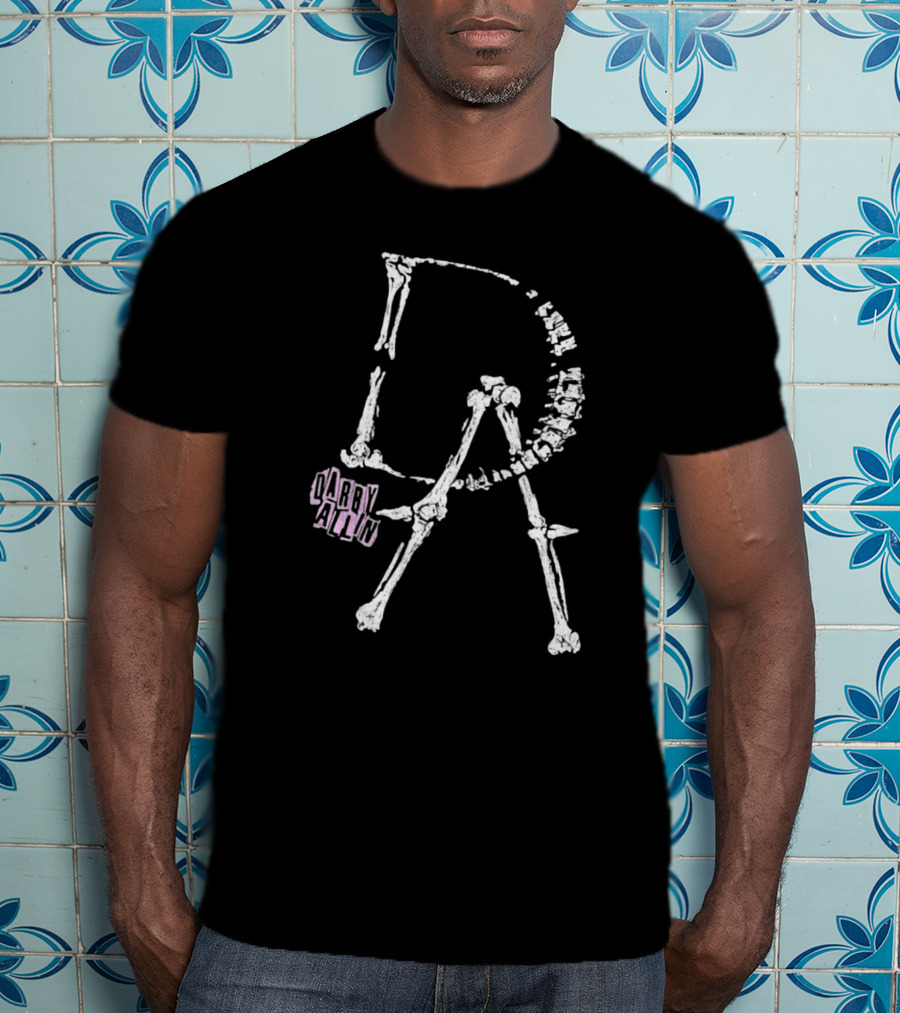 Darby Allin Skeleton Bones Lettering T-Shirt