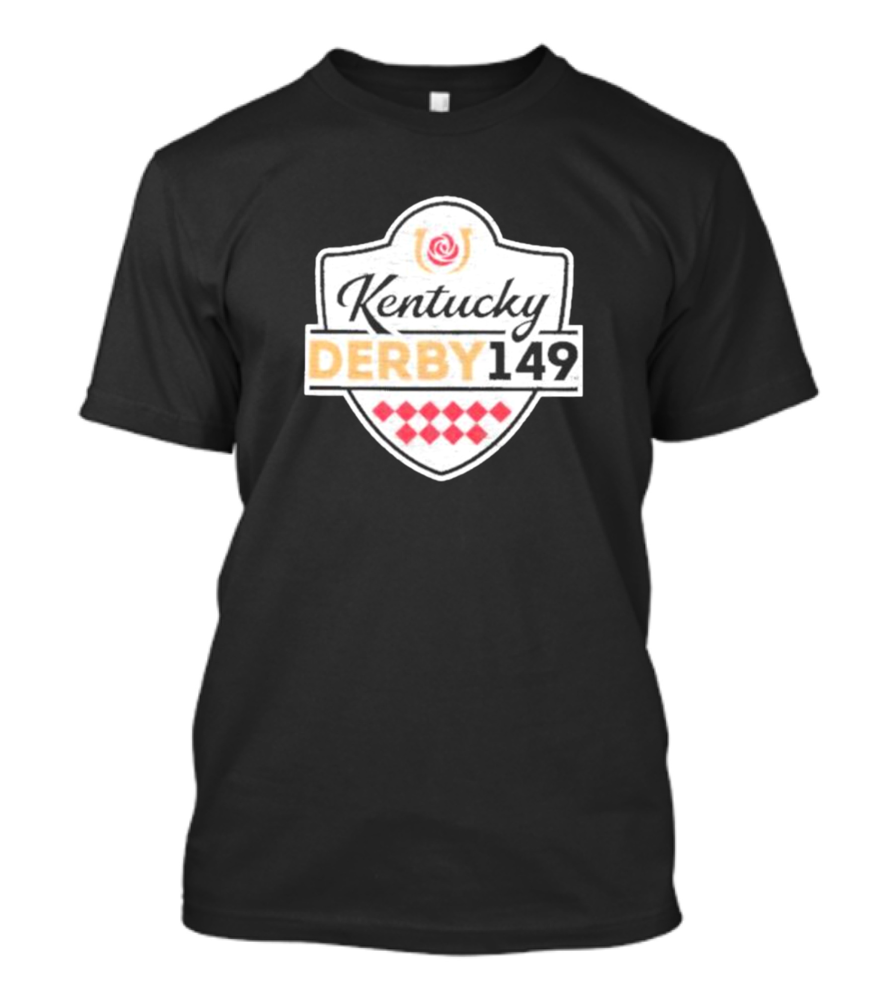 Kentucky Derby 149 Shield Logo Store 47 Black Premier Franklin T-Shirt