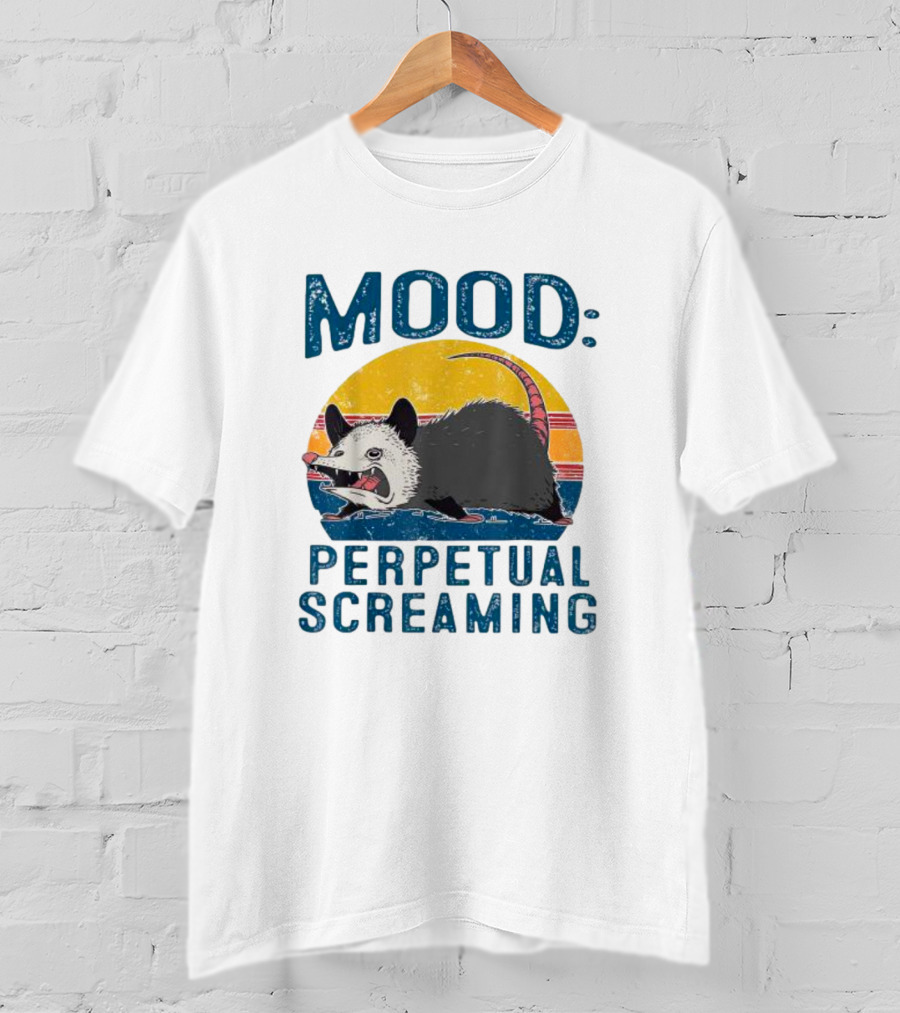 Mood Perpetual Screaming Opossum Vintage T-Shirt