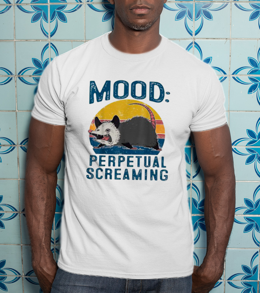 Mood Perpetual Screaming Opossum Vintage T-Shirt