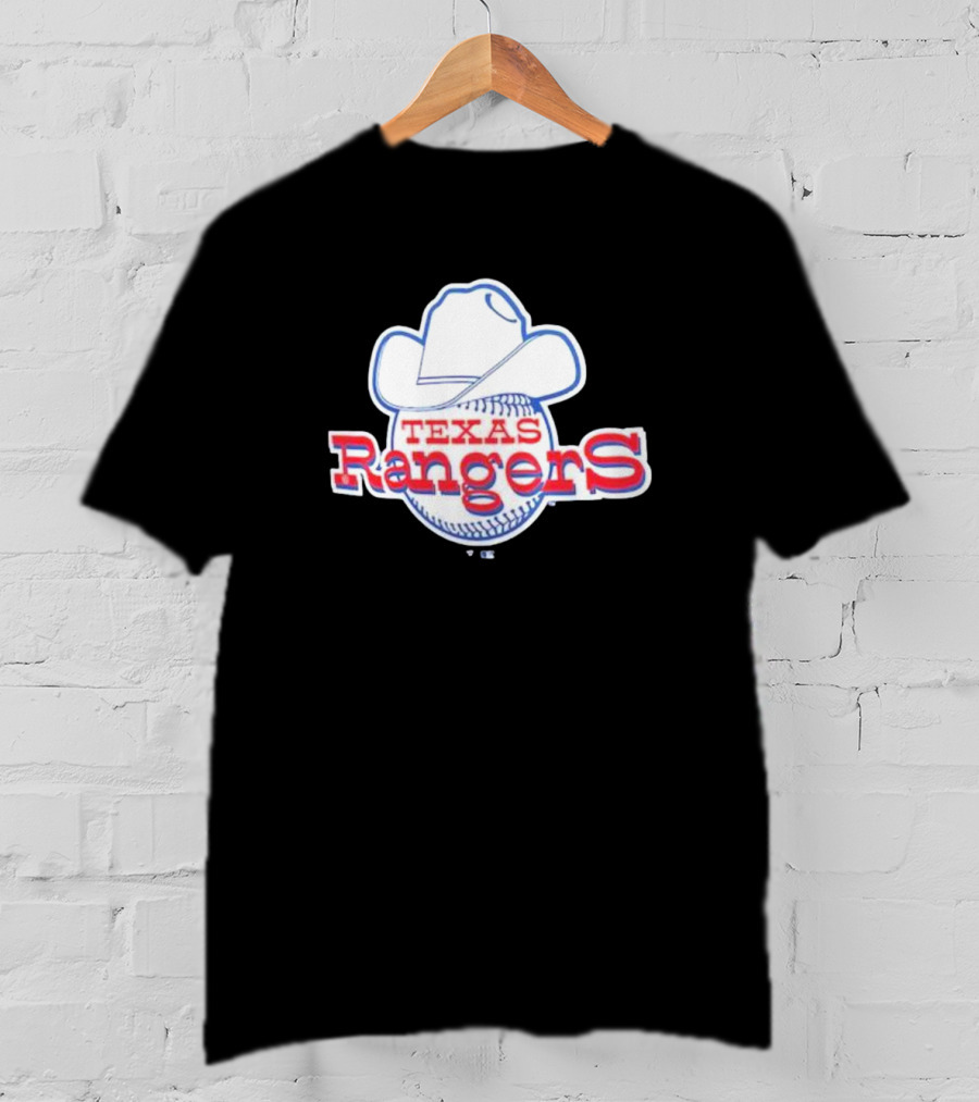 Texas Rangers Cooperstown Collection Cowboy Hat Baseball T-Shirt