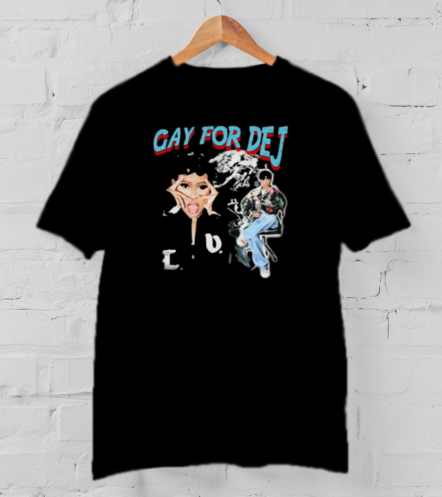 GAY FOR DEJ Pop Art Style With Fashionable Poses T-Shirt