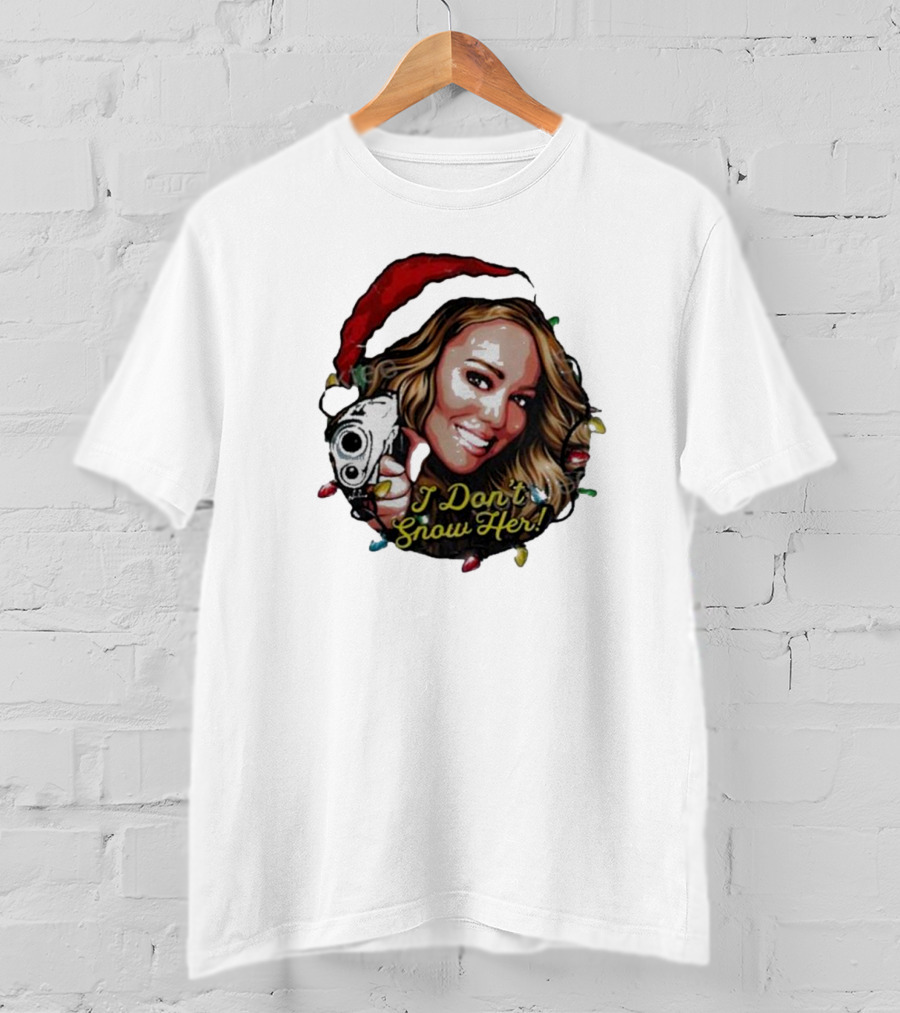 Nordacious Merch Santa Hat I Don’t Snow Her T-Shirt
