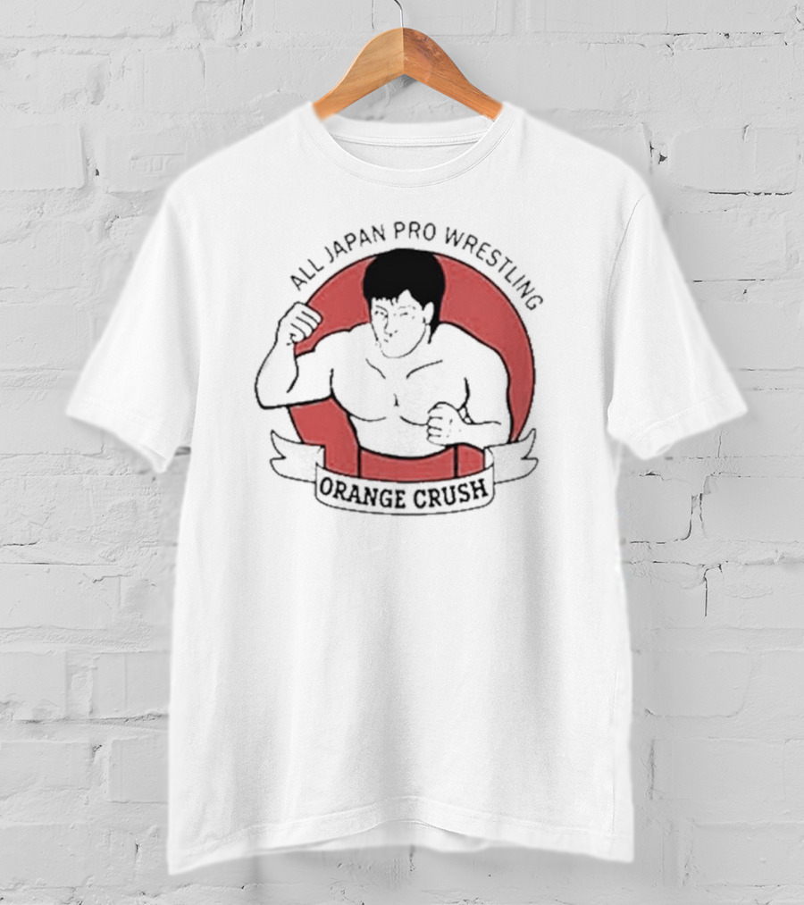 All Japan Pro Wrestling Orange Crush Kenta Kobashi T-Shirt