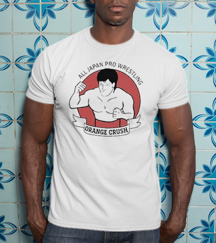 All Japan Pro Wrestling Orange Crush Kenta Kobashi T-Shirt