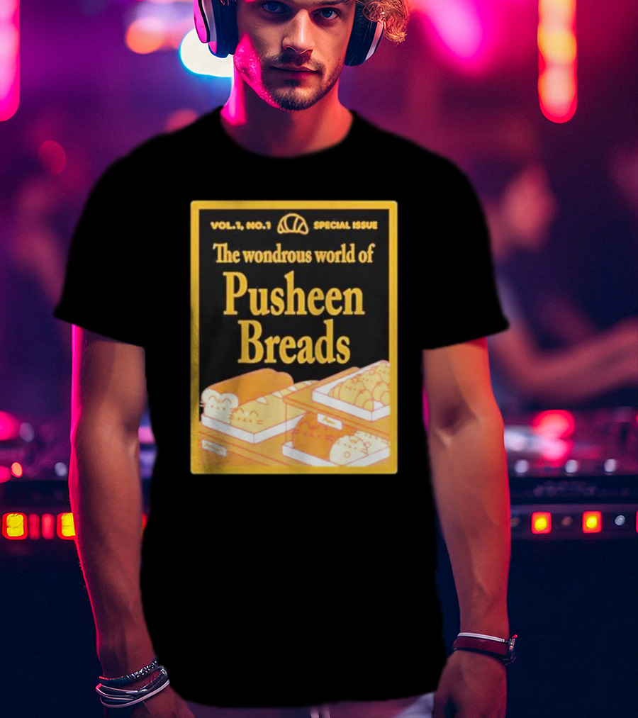 Vol. 1 No. 1 Special Issue The Wondrous World Of Pusheen Breads T-Shirt