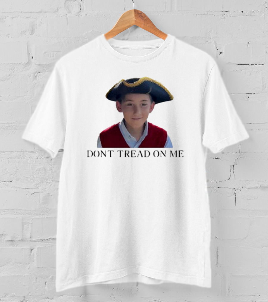 12 Year Old Boy Don't Tread On Me Revolutionary Hat T-Shirt