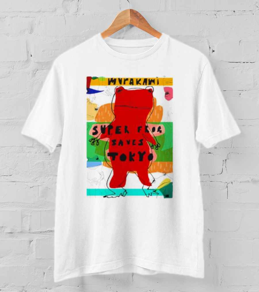 Super Frog Saves Tokyo Haruki Murakami T-Shirt