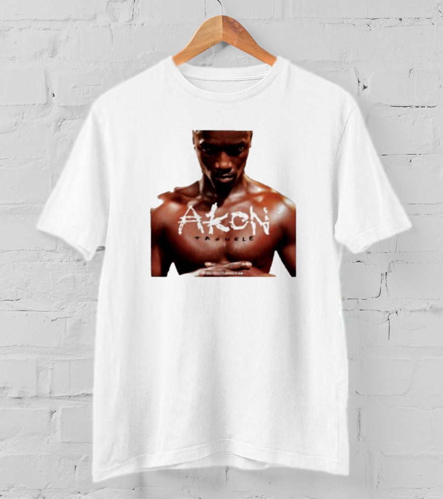 Akon Trouble Album Cover Image T-Shirt