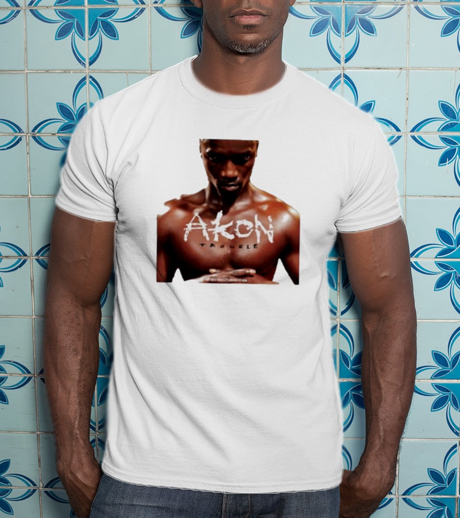Akon Trouble Album Cover Image T-Shirt