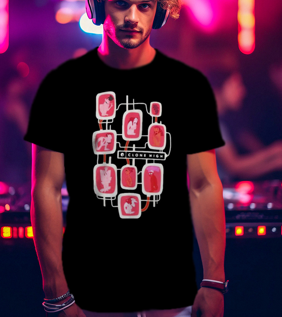 Clone High Character Pods Network Derose T-Shirt