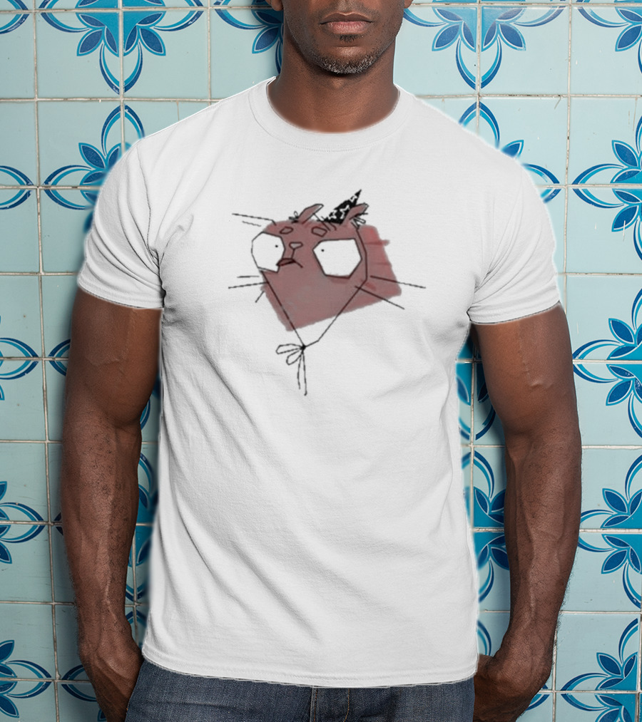 Soe Gschwind Wizardcat Heavyweight Red Cat With Wizard Hat T-Shirt